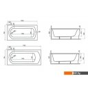 Ванны Polimat CLASSIC 150x70 с ножками