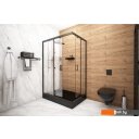 Душевые кабины Метакам Universal Pro Black 120x80 KKS_014548 (прозрачное стекло) Душевые кабины Метакам Universal Pro Black 120x80 KKS_014548 (прозрачное стекло)