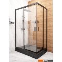 Душевые кабины Метакам Universal Pro Black 120x80 KKS_014548 (прозрачное стекло)