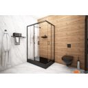 Душевые кабины Метакам Universal Pro Black 120x80 KKS_014548 (прозрачное стекло)