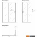 Душевые кабины Метакам Universal Pro Black 120x80 KKS_014548 (прозрачное стекло)