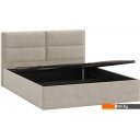 Кровати Трия Глосс универсальный тип 1 с ПМ 160x200 (микровелюр Jercy Cream)