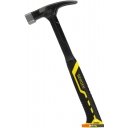 Строительный, слесарный, монтажный инструмент Berger Гвоздодер цельнокованый 450г BG1527 (магнит, 2-компонентная рукоятка)