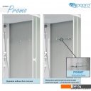 Душевые кабины Niagara Promo P100/80/26L/MT 100x80x215