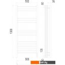 Полотенцесушители TERMINUS Аврора П15 500x1300 электро (хром)