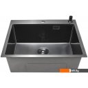 Кухонные мойки Stellar Decor S7050NB-D (нано черный) Кухонные мойки Stellar Decor S7050NB-D (нано черный)