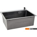 Кухонные мойки Stellar Decor S7050NB-D (нано черный)