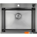 Кухонные мойки Stellar Decor S7050NB-D (нано черный)