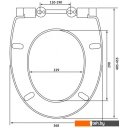 Сиденья и крышки для унитазов и биде Berges Wasserhaus Patti Slim So 013103 (с микролифтом)