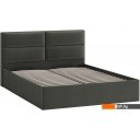 Кровати Трия Глосс универсальный тип 1 с ПМ 160x200 (велюр Confetti Stone)