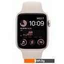 Умные часы и браслеты Apple Watch SE 2 40 мм (алюминиевый корпус, звездный свет/звездный свет, спортивный силиконовый ремешок M/L)