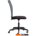 Офисные кресла и стулья TetChair Star флок/ткань (черный/серый, 35/W-12)