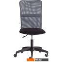 Офисные кресла и стулья TetChair Star флок/ткань (черный/серый, 35/W-12)