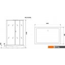 Душевые кабины Niagara NG-6012-01GQR 120x80x210 (прозрачное стекло)