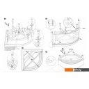 Душевые поддоны Метакам Classic V 80x80 АПS_013320 (закругленный)