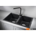 Кухонные мойки Granula GR-8101 (черный)