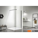 Душевые кабины Aquatek AQ WIW 09020BL 90x200 (черный/прозрачное стекло)