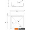 Кухонные мойки Ukinox PRB450.500-GT10C0CW