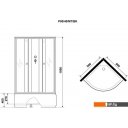 Душевые кабины Niagara Promo P90/40/MT 90x90x215