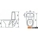 Унитазы Оскольская керамика Хлоя Стандарт (белый)