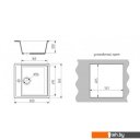 Кухонные мойки ARFEKA Quadro (черный)