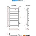 Полотенцесушители Ростела Трапеция боковое подключение 1