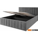 Кровати ДСВ Лана 1.4 с ПМ 140x200 (графит софт)