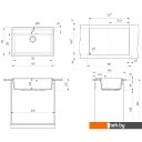 Кухонные мойки Ulgran U-600 (328 бежевый)