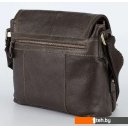 Женские и мужские сумки Poshete 196-1260-6-DBW (коричневый)