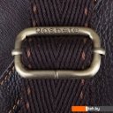 Женские и мужские сумки Poshete 196-1260-6-DBW (коричневый)