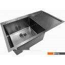 Кухонные мойки Stellar Decor S7850NB-L-D (нано черный)