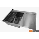 Кухонные мойки Stellar Decor S7850NB-L-D (нано черный)