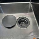 Кухонные мойки Roxen Vespa 560230-70LB PVD графит (с коландером и дозатором)