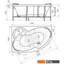 Экраны под ванну Vannesa Ирма 169х110 R 2-21-0-2-9-217