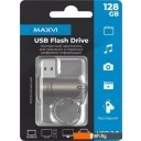 USB Flash Maxvi MR 128GB (серебристый)