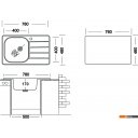 Кухонные мойки Ukinox Гранд GRM780.480-GT6K 2L