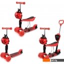 Самокаты Moby Kids Божья коровка 3 в 1 641275 (красный) Самокаты Moby Kids Божья коровка 3 в 1 641275 (красный)