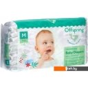 Детские подгузники Offspring M 6-10 кг Листочки (42 шт)