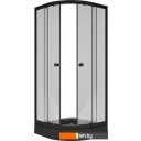 Душевые кабины Метакам Classic Black 80x80 ШПS_013570 (прозрачное стекло)