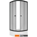 Душевые кабины Метакам Classic Black 80x80 ШПS_013570 (прозрачное стекло)