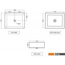 Умывальники Jaquar JDS-WHT-25907N
