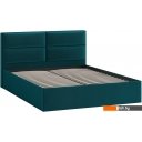 Кровати Трия Глосс универсальный тип 1 160x200 (велюр Confetti Izumrud)