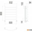 Полотенцесушители TERMINUS Классик П6 500x600 (RAL 9003 белый)