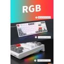 Клавиатуры Royal Kludge RK-R87 RGB (белый, RK Brown)