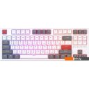 Клавиатуры Royal Kludge RK-R87 RGB (белый, RK Brown) Клавиатуры Royal Kludge RK-R87 RGB (белый, RK Brown)