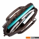 Женские и мужские сумки Poshete 196-1498-25-BRW (коричневый)