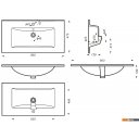 Умывальники Sanita Luxe Quadro 90 QDR90SLWB01