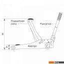Домкраты King Tony 9TYT133-03A-B 3т