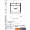 Умывальники Versalia Bazis 50