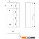 Полки, стеллажи, системы хранения Mio Tesoro Мини 58х25х115 2.07.07.010.1 (белый)